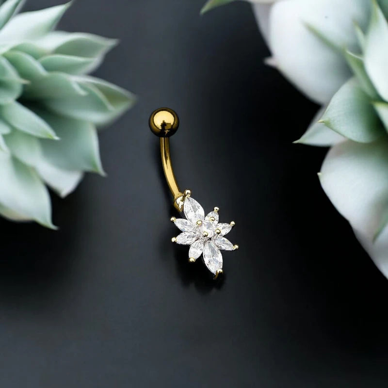 Flower Belly Piercing