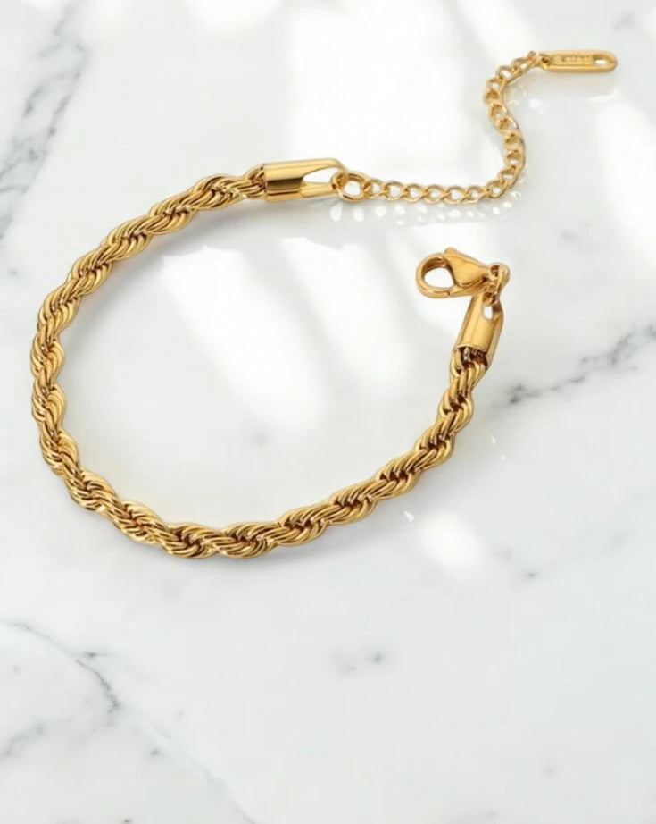 Rope-chain bracelet