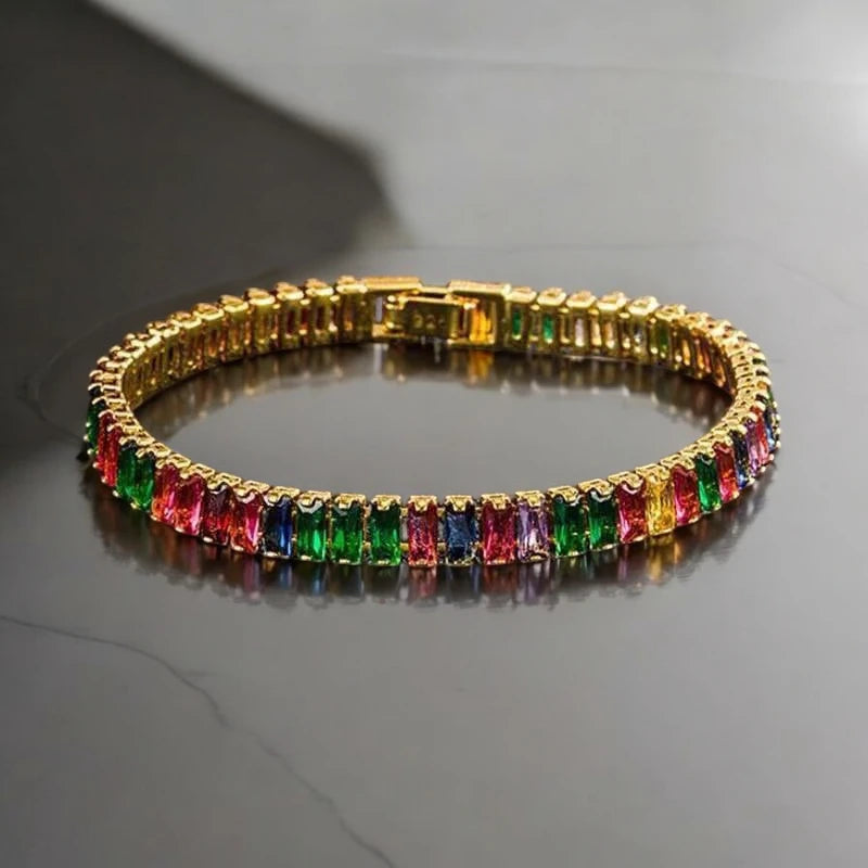 Gemstone Baguette bracelet