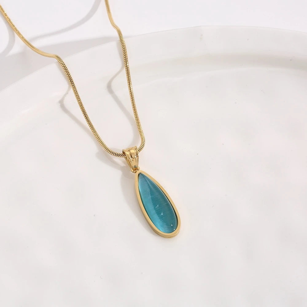 Ocean drop necklace