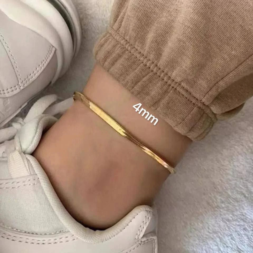 Snake style anklet