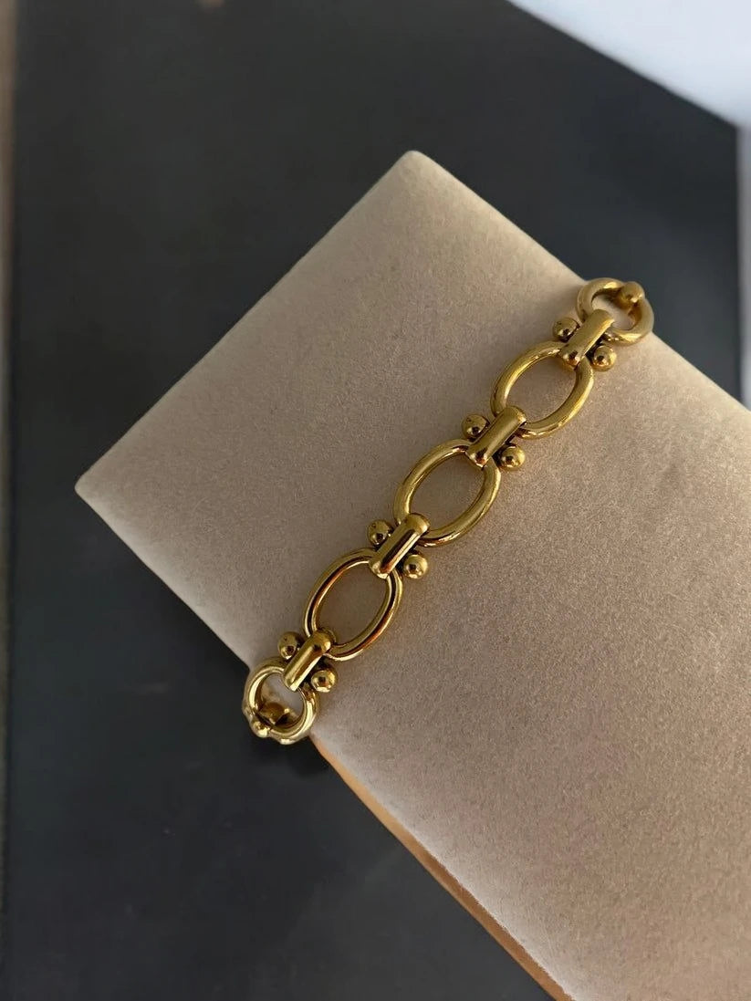 Bubbly chain bracelet