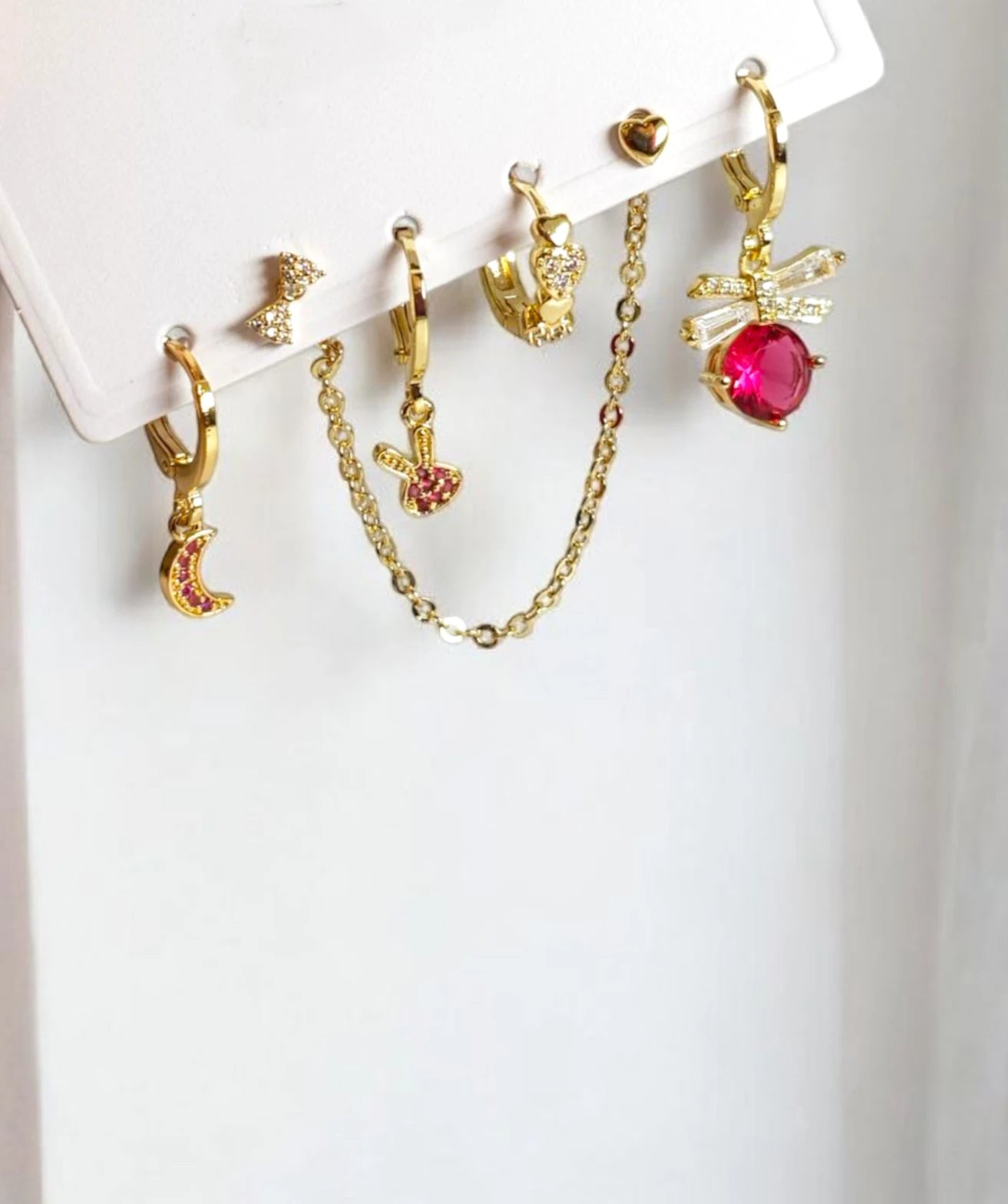 Moon & Bow charm set