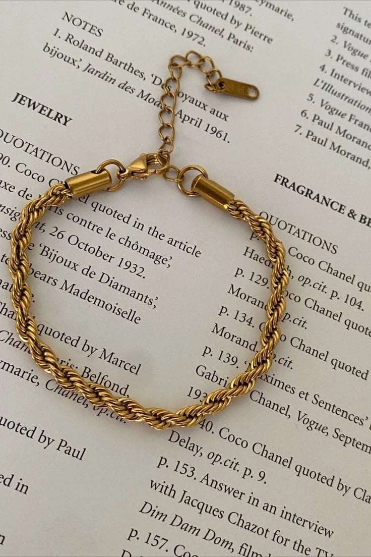 Rope-chain bracelet