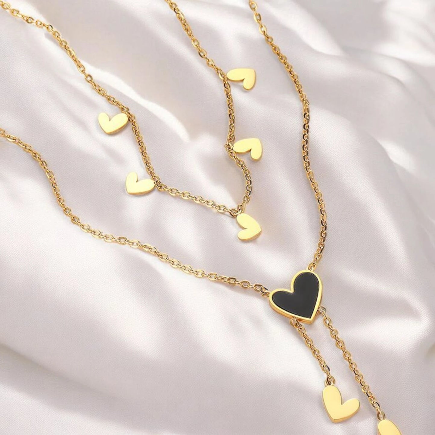 Heart to heart necklace