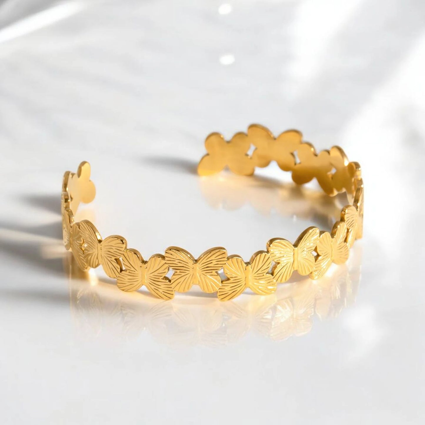Butterfly bangle