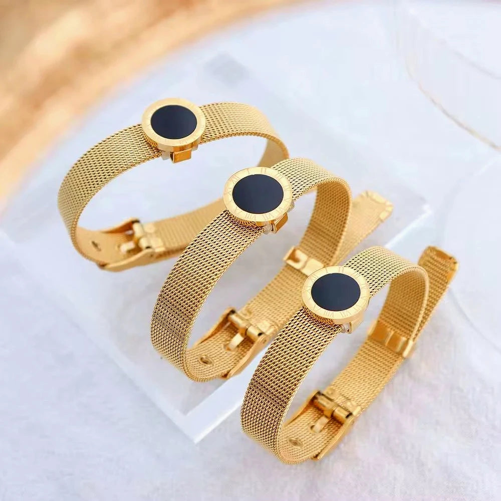 Golden Bulgari bangle