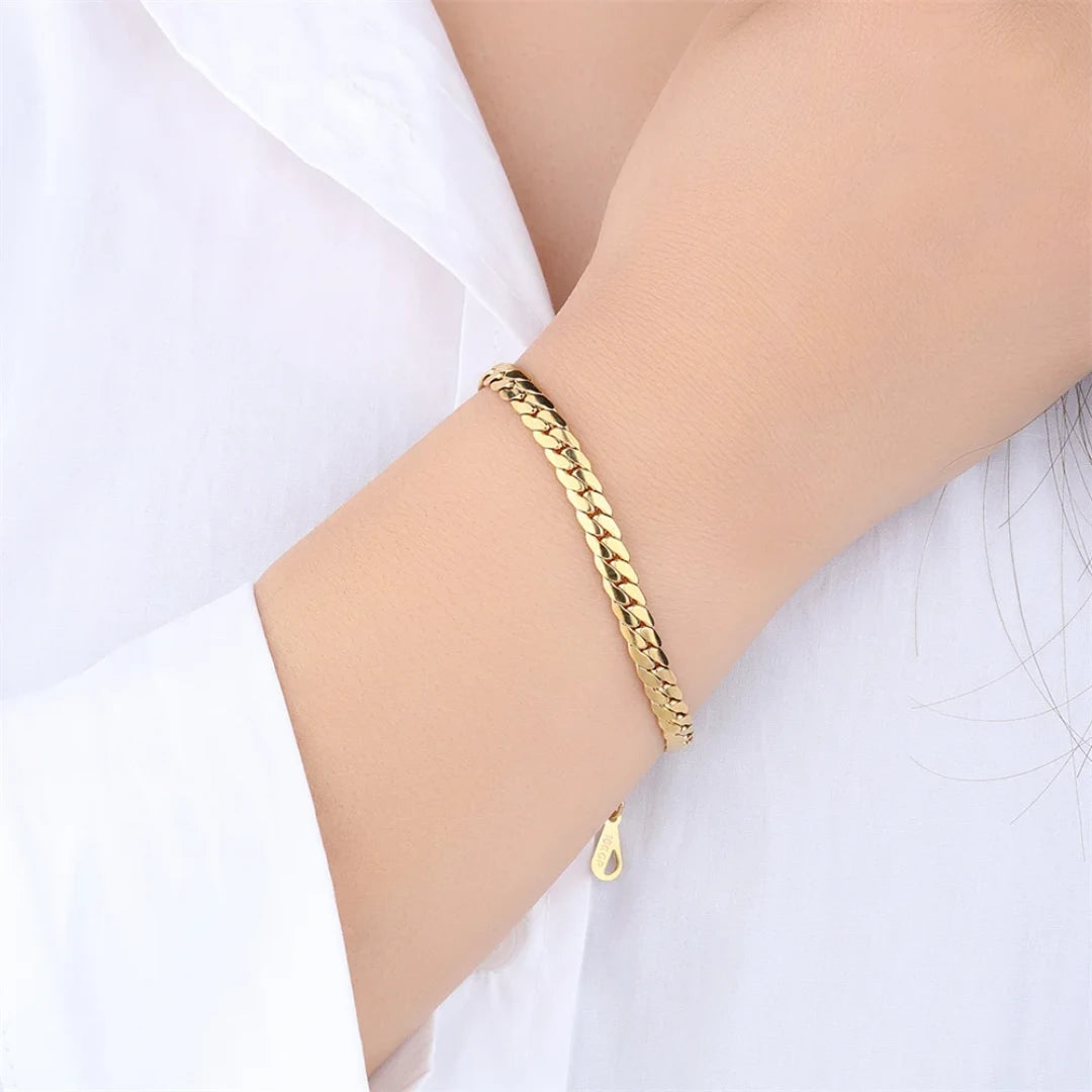 Gourmette bracelet