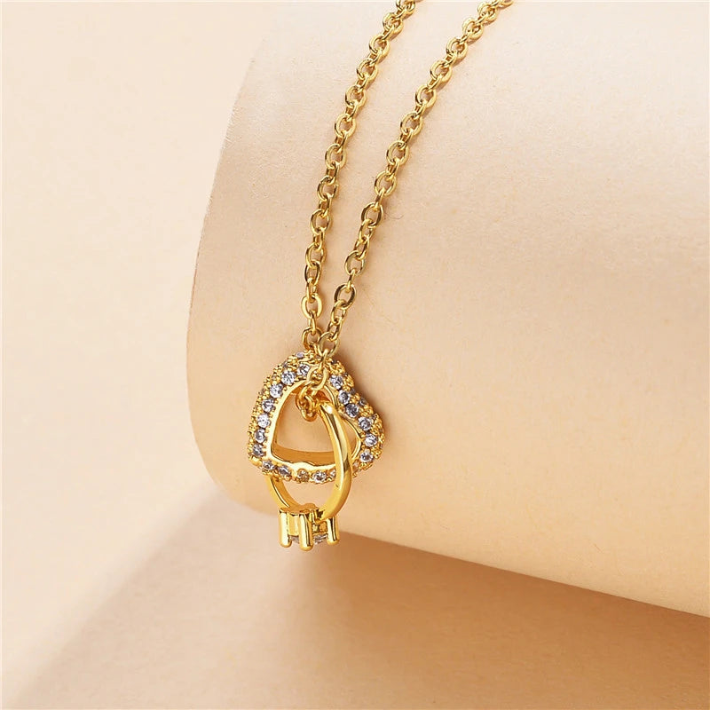 Forever tie necklace