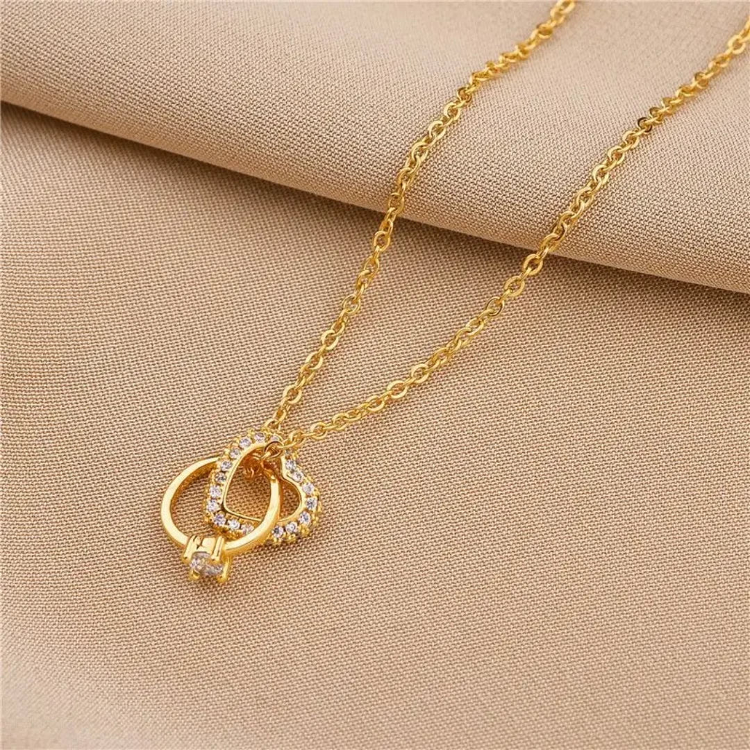 Forever tie necklace
