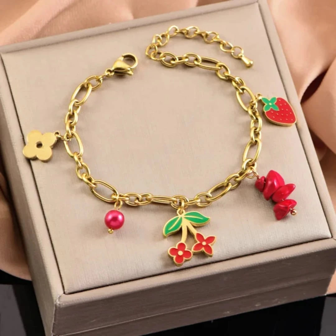Berry bloom bracelet