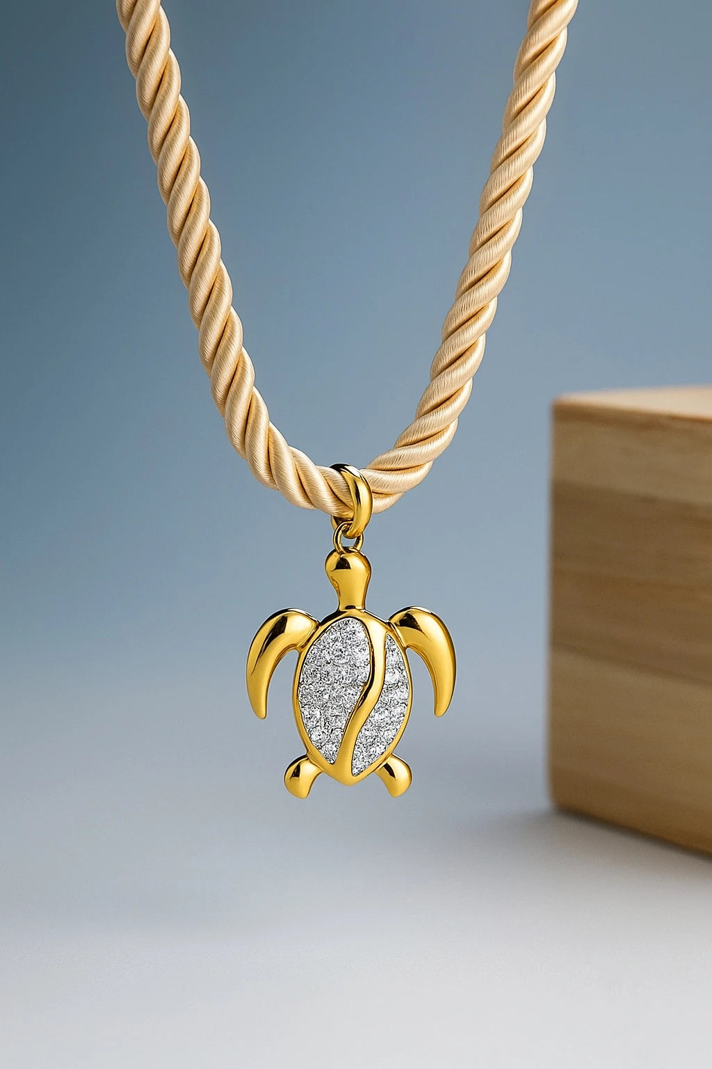 Colorful turtle necklace