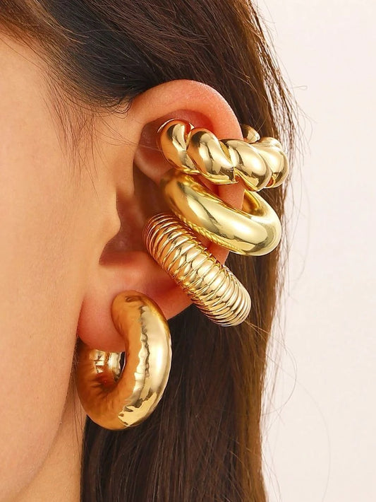 Twisted ear cuffs
