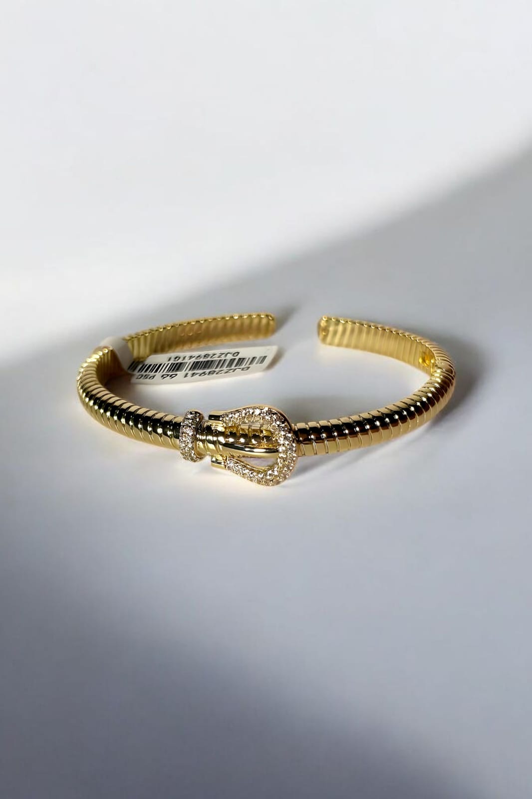 Buckle cuff _ 18k gold plated