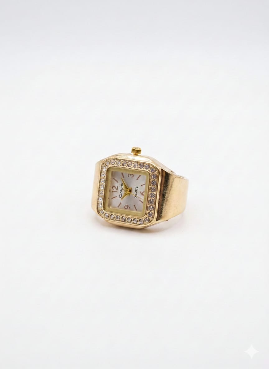 Golden Clock ring I
