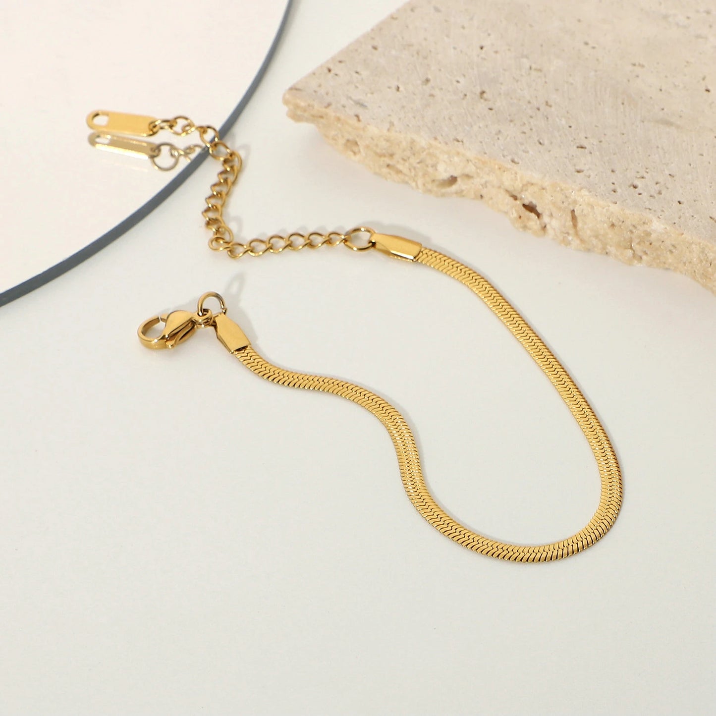 Snake style anklet