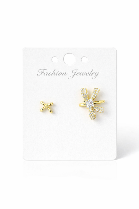 Golden knot piercing set