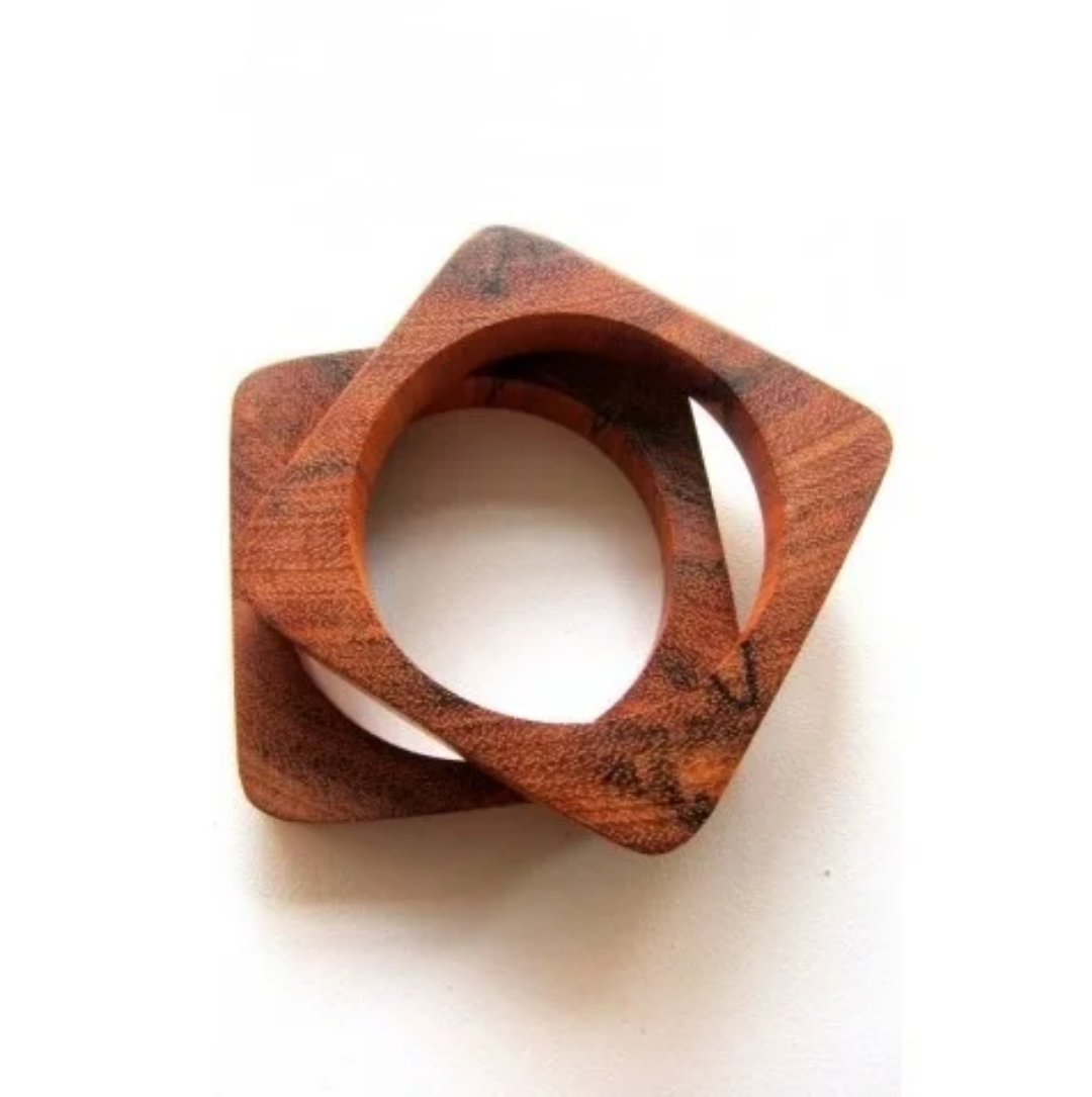 Raw wooden bangle