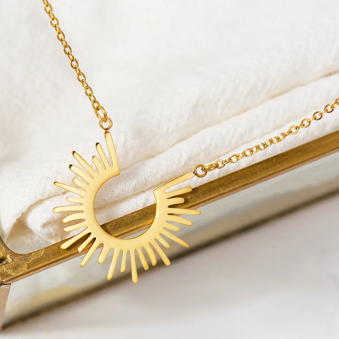 Sun shine in a necklace