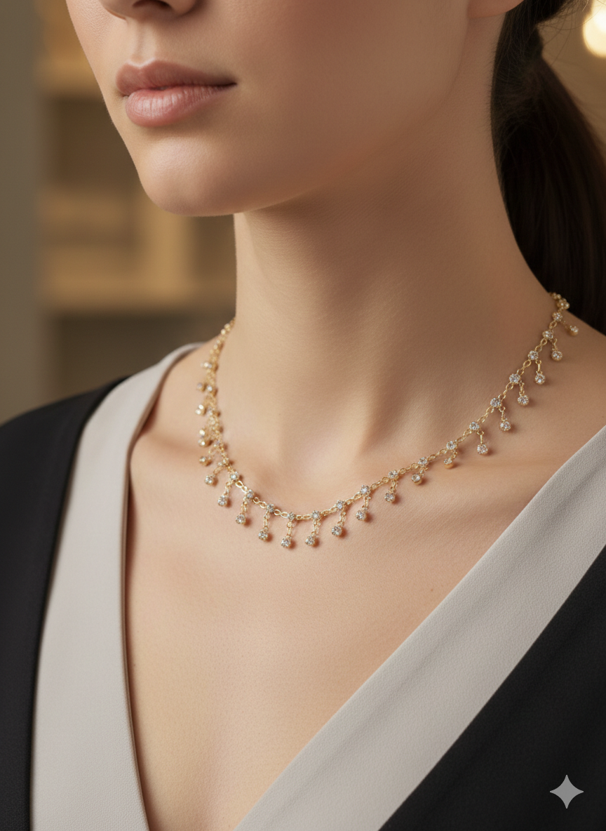 Radiant charm necklace