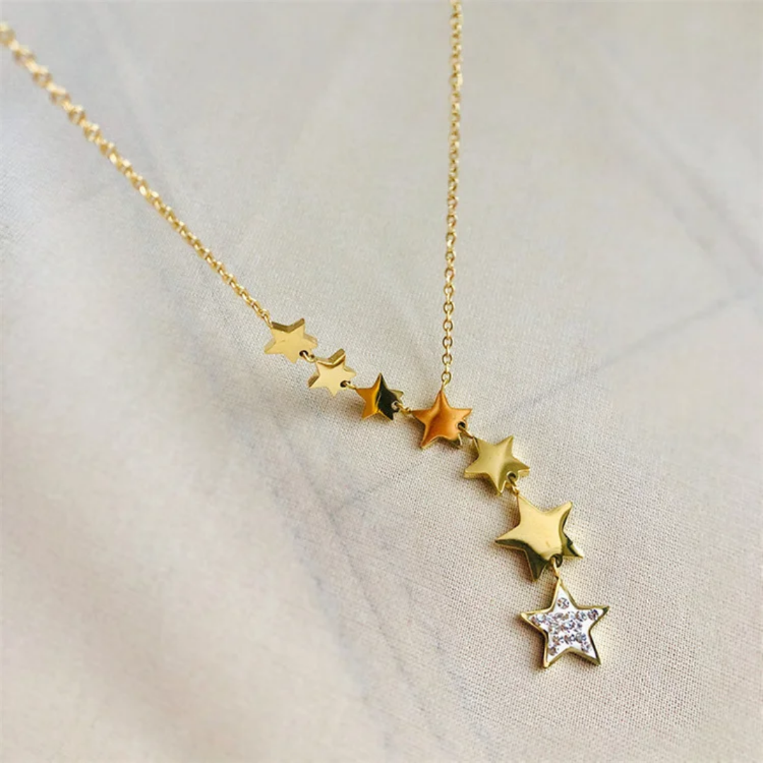 Dancing stars necklace