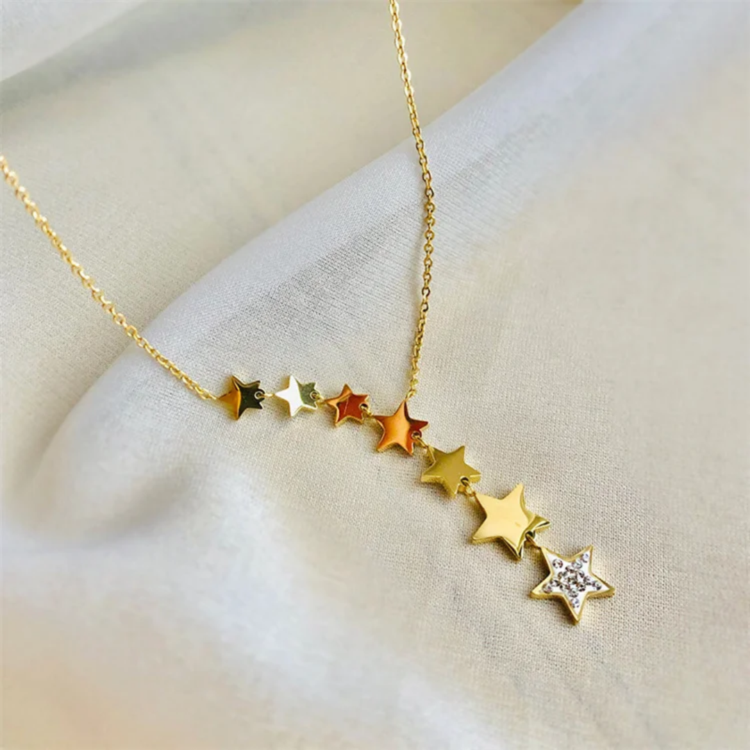 Dancing stars necklace