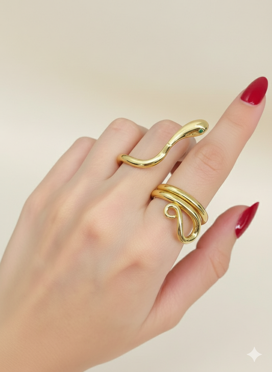 Serpent coil ring
