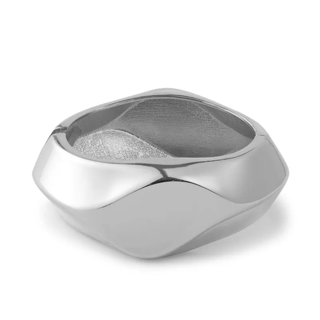 Diamond chunky bangle