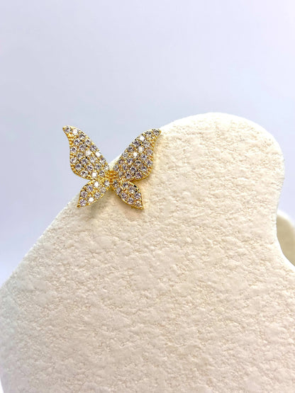 Shimmering wings fake piercing