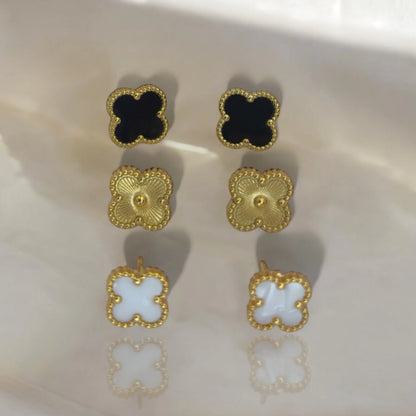 Gold van cleef earrings