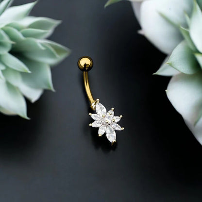 Flower Belly Piercing