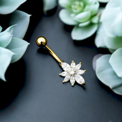 Flower Belly Piercing