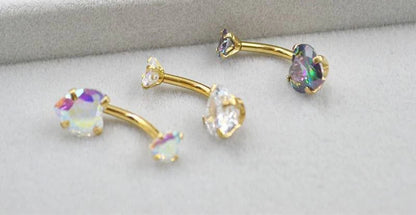 Gold Gym Belly Piercing ( Random choose )