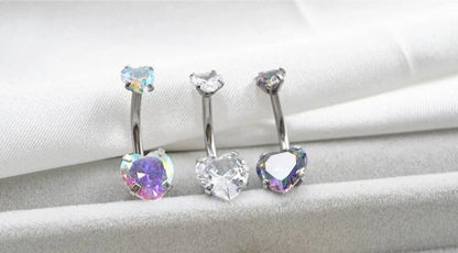 Silver Gym Belly Piercing (random choose)