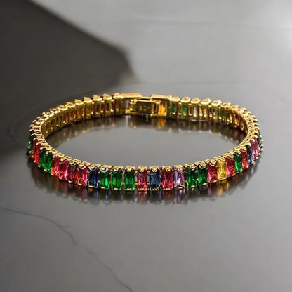 Gemstone Baguette bracelet