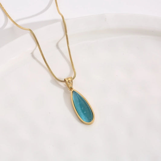 Ocean drop necklace