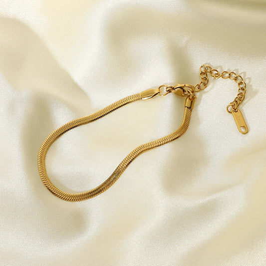 Snake style anklet