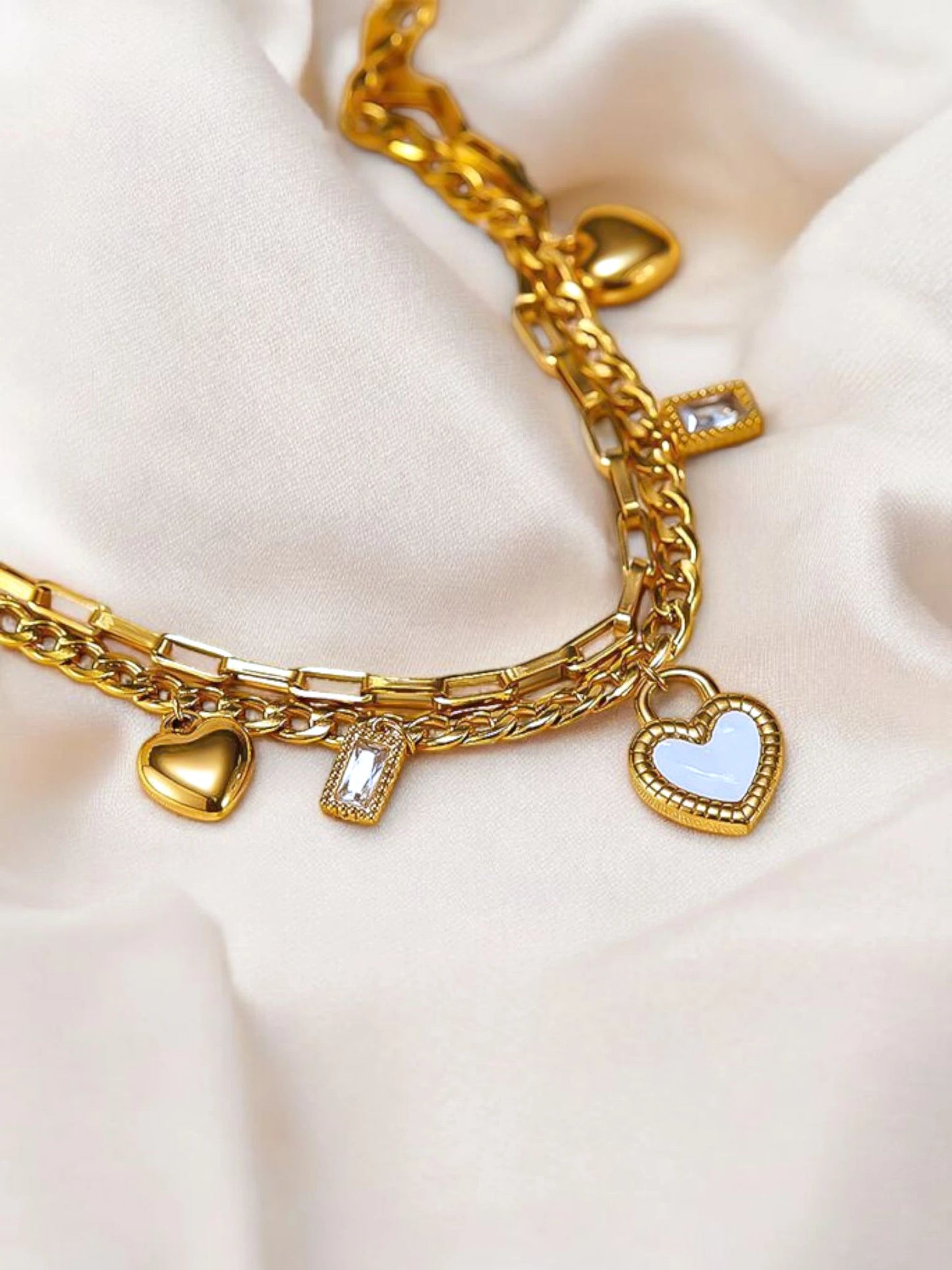 2 Faces love bracelet