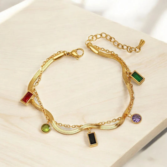 Bright charm bracelet