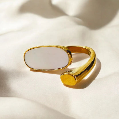 White Ivory ring