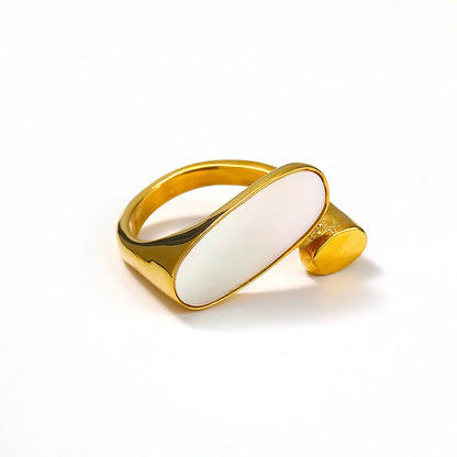 White Ivory ring