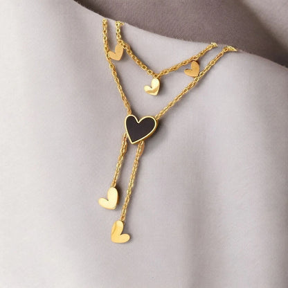 Heart to heart necklace