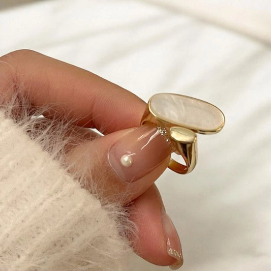 White Ivory ring