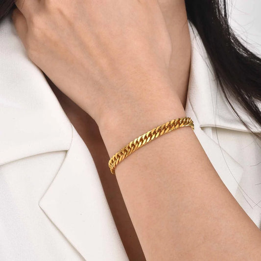 Simple link bracelet