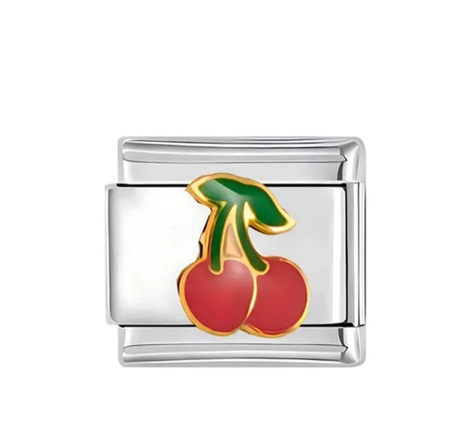 Ruby cherries charm