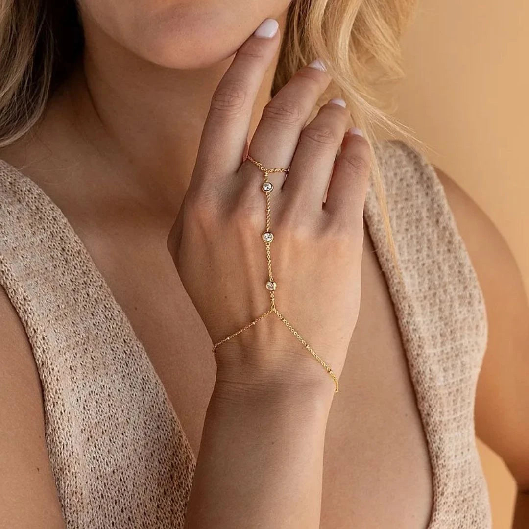 Sparkle hand chain