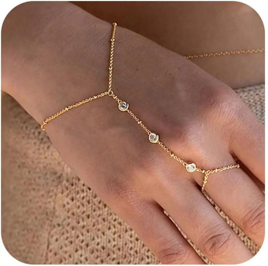Sparkle hand chain