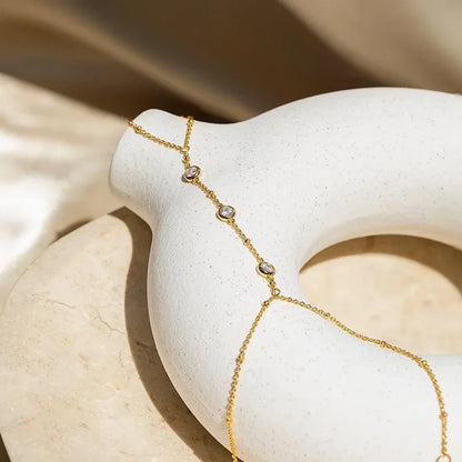 Sparkle hand chain