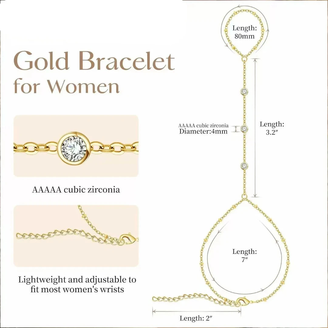 Sparkle hand chain