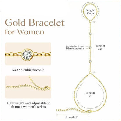 Sparkle hand chain